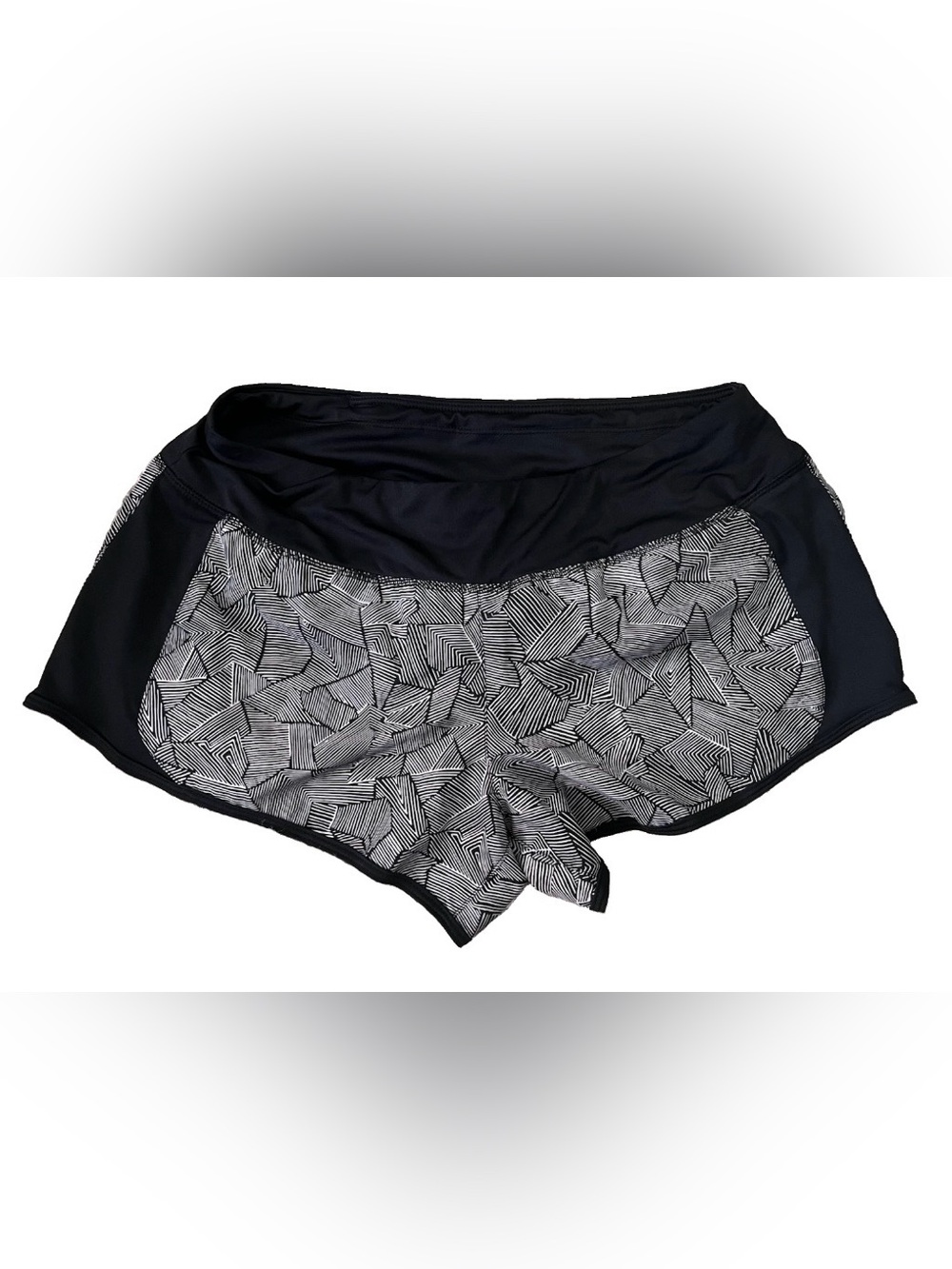 Nike Canopy Crew Printed Black & White Dri-Fit Running Shorts Women’s Size M